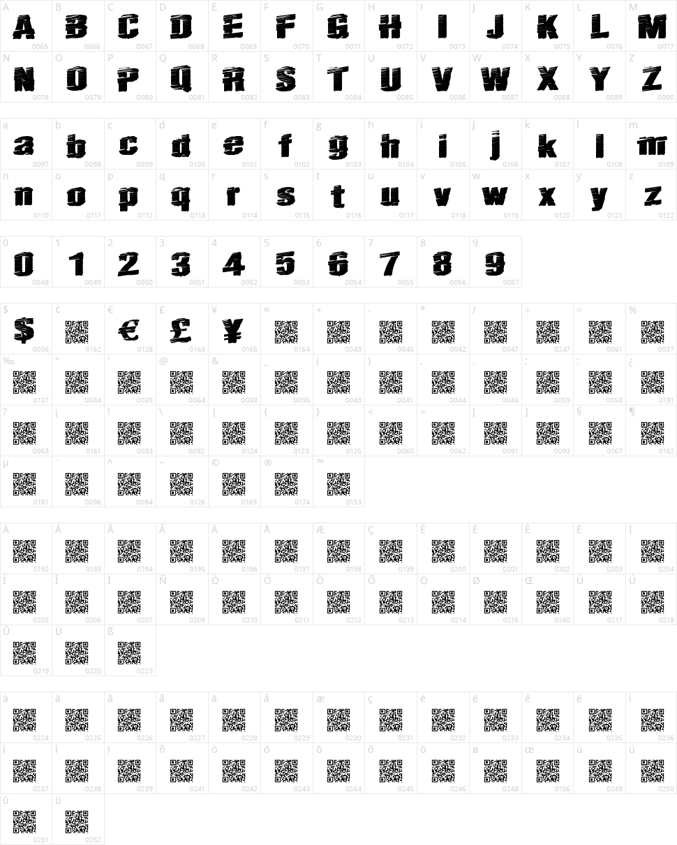 Real Fast Character Map