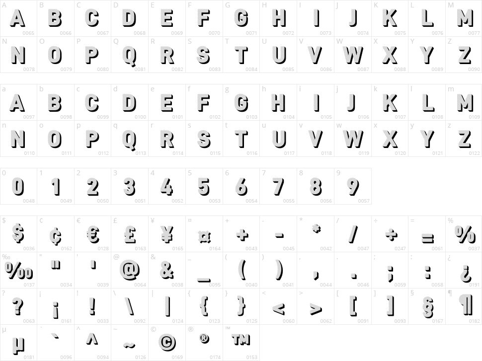 Red Hook Character Map