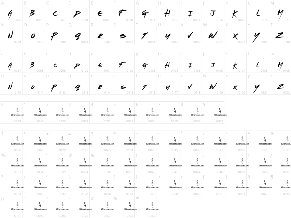 Refuge Character Map