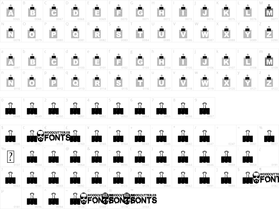 Remember Me Character Map