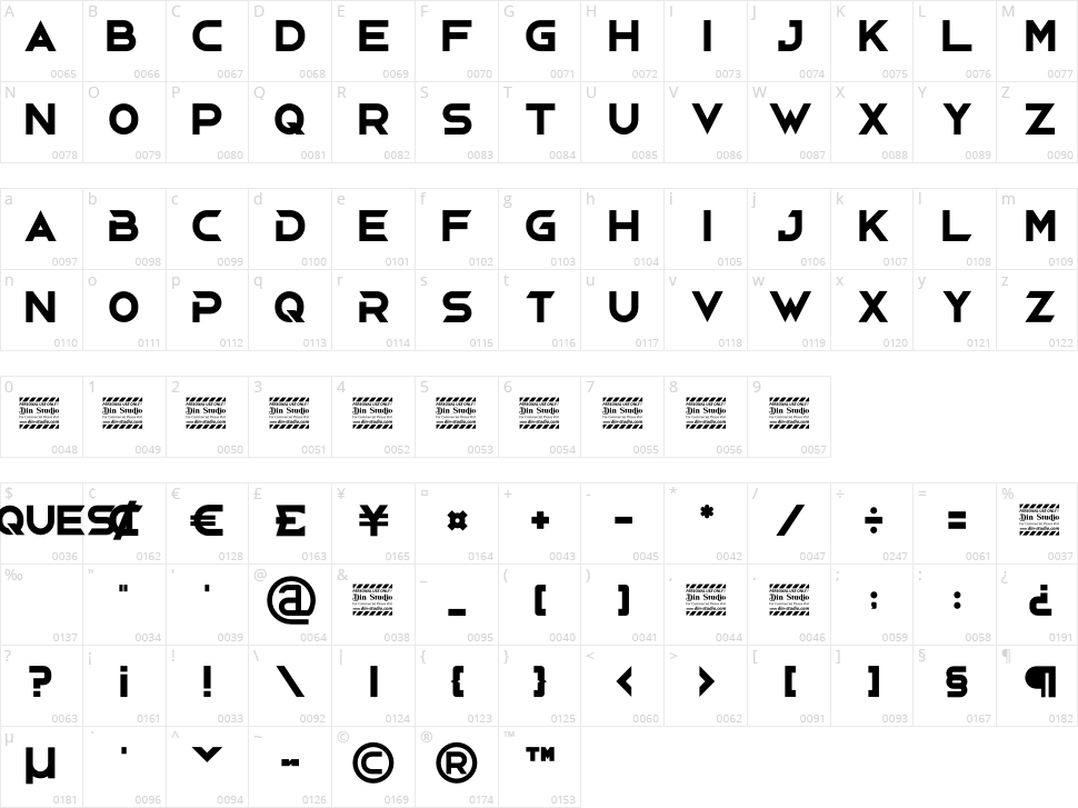 Request Character Map