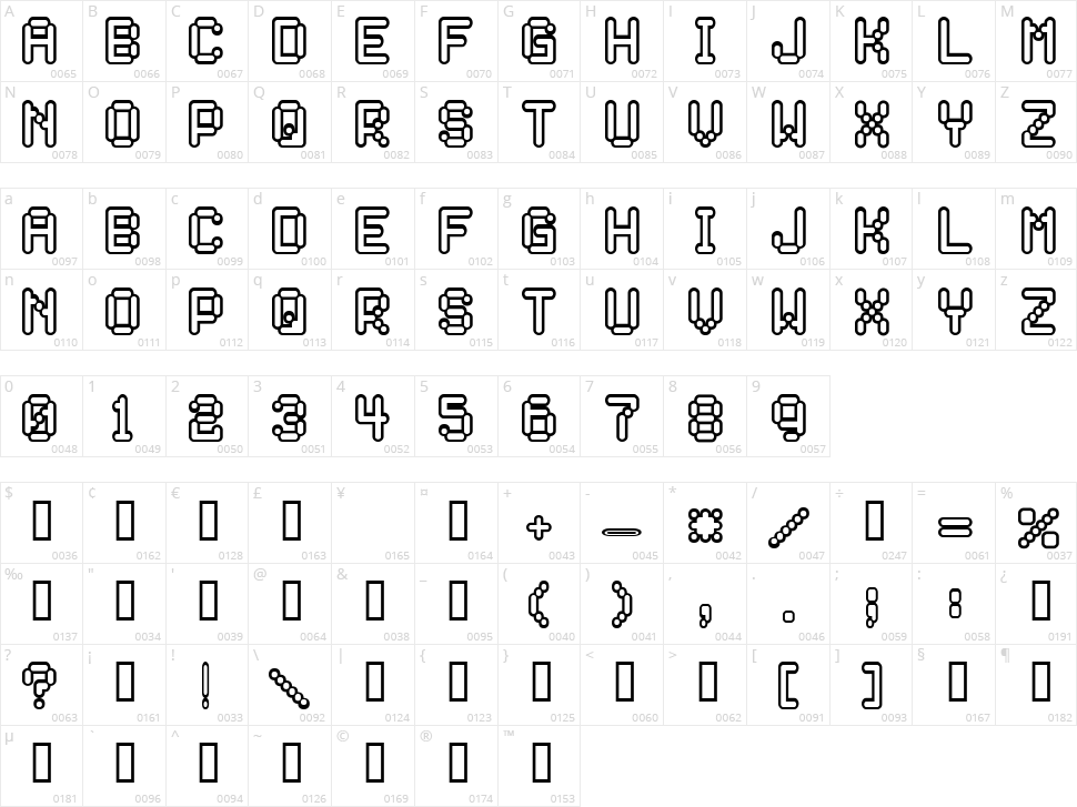 Rocketman Character Map