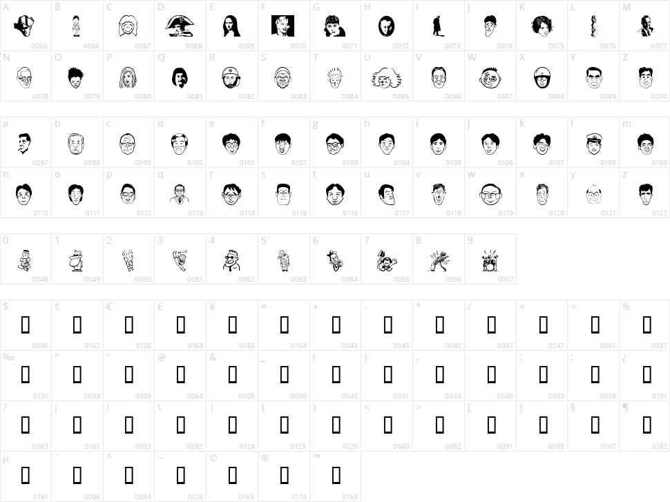 Sakabe People 02 Character Map