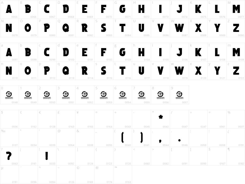 Santa Eliza Character Map