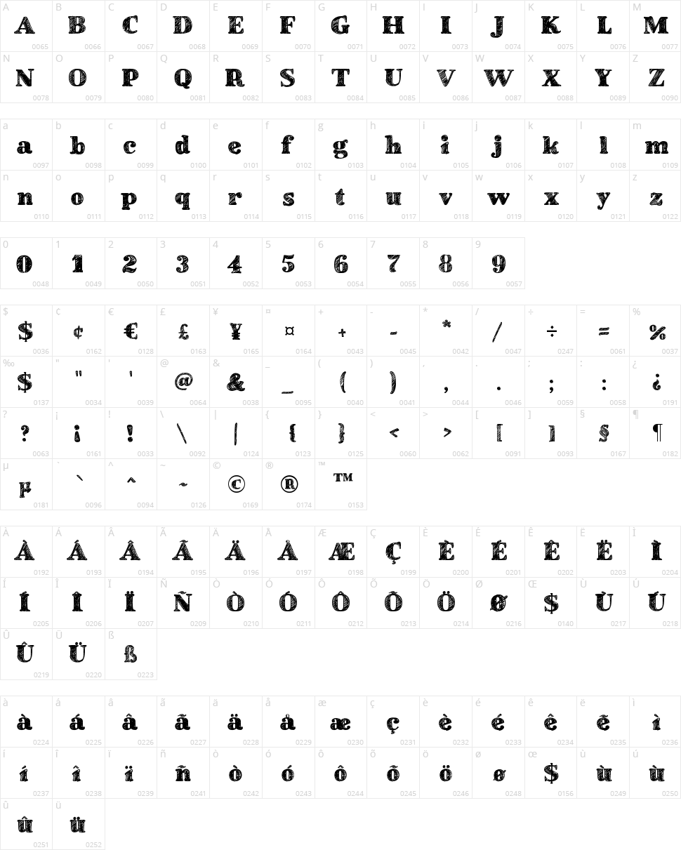 School Book New Character Map