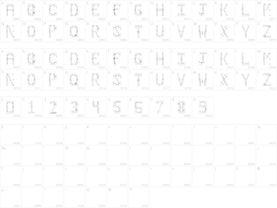 Second Wind Character Map