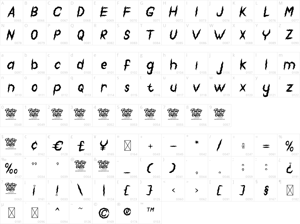Shaky Halloween Character Map