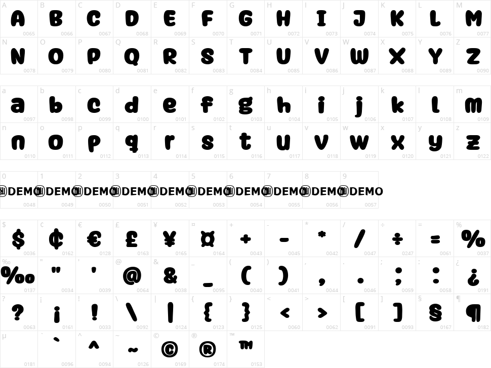 Shanty House Character Map
