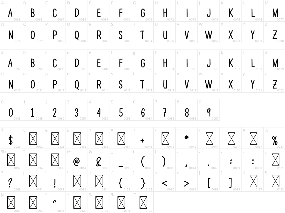 Sleep Night Character Map