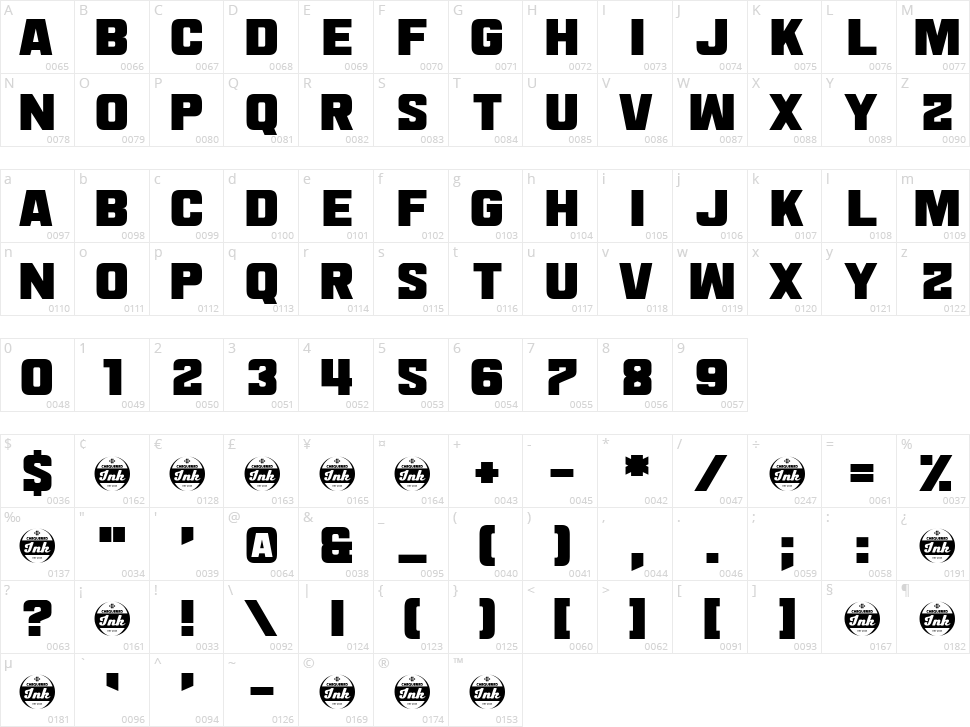 Smack Laideth Down 2019 Character Map