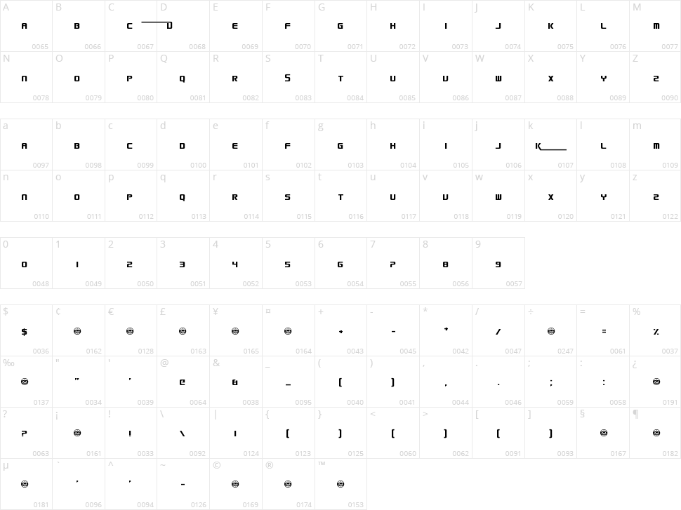 Smack Laideth Down 2016 Character Map