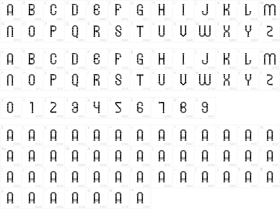 SMG Lawang Sewu Character Map