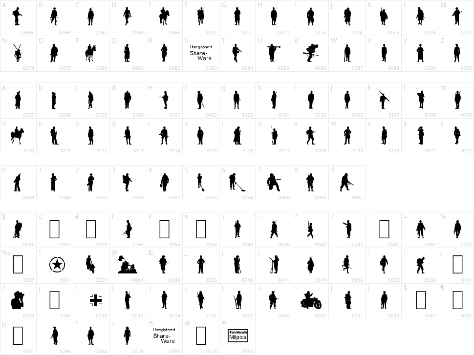 Soldier WW2 Character Map