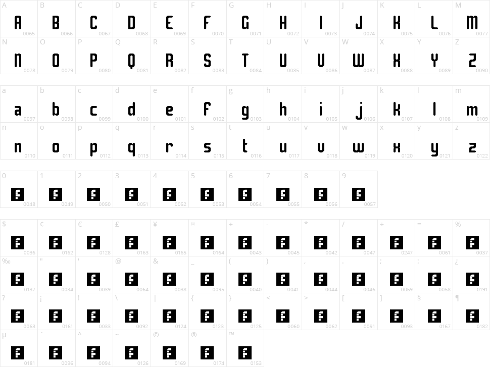 Solitude Character Map