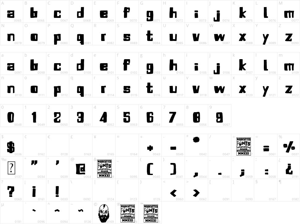 Space Packet Protocol Character Map