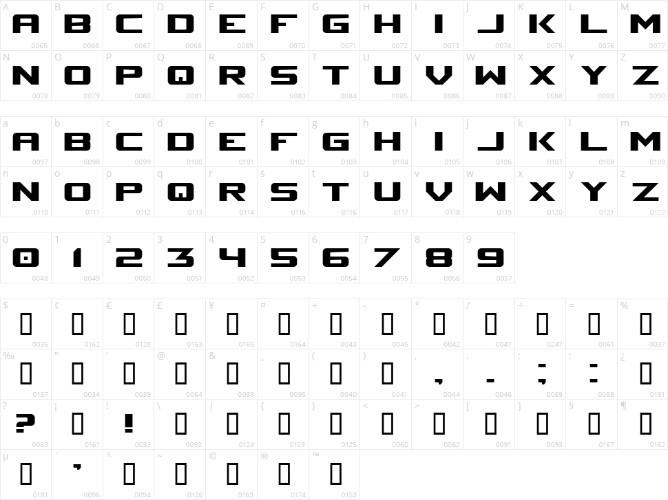 Space Marine Character Map