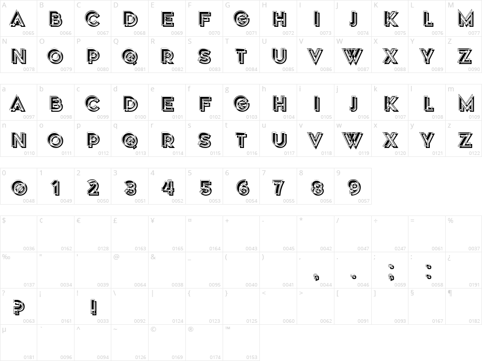 Speaker Character Map