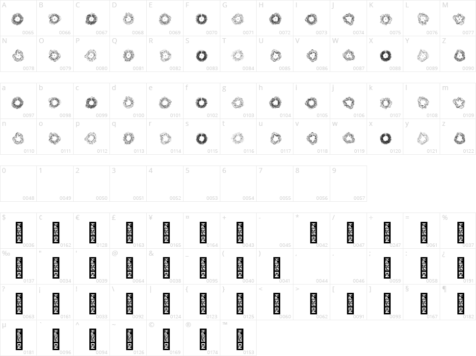 Spectral Sans Character Map