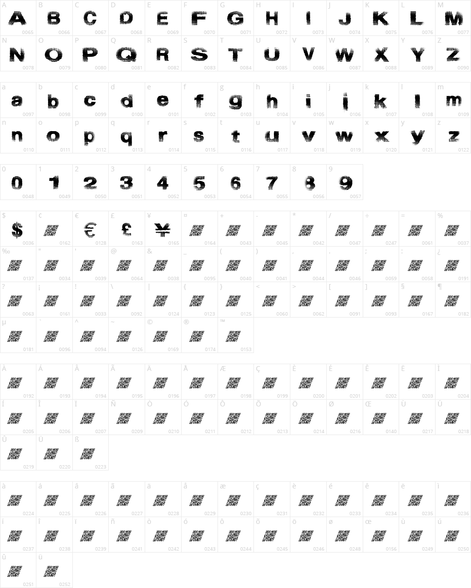 Start Menu Character Map
