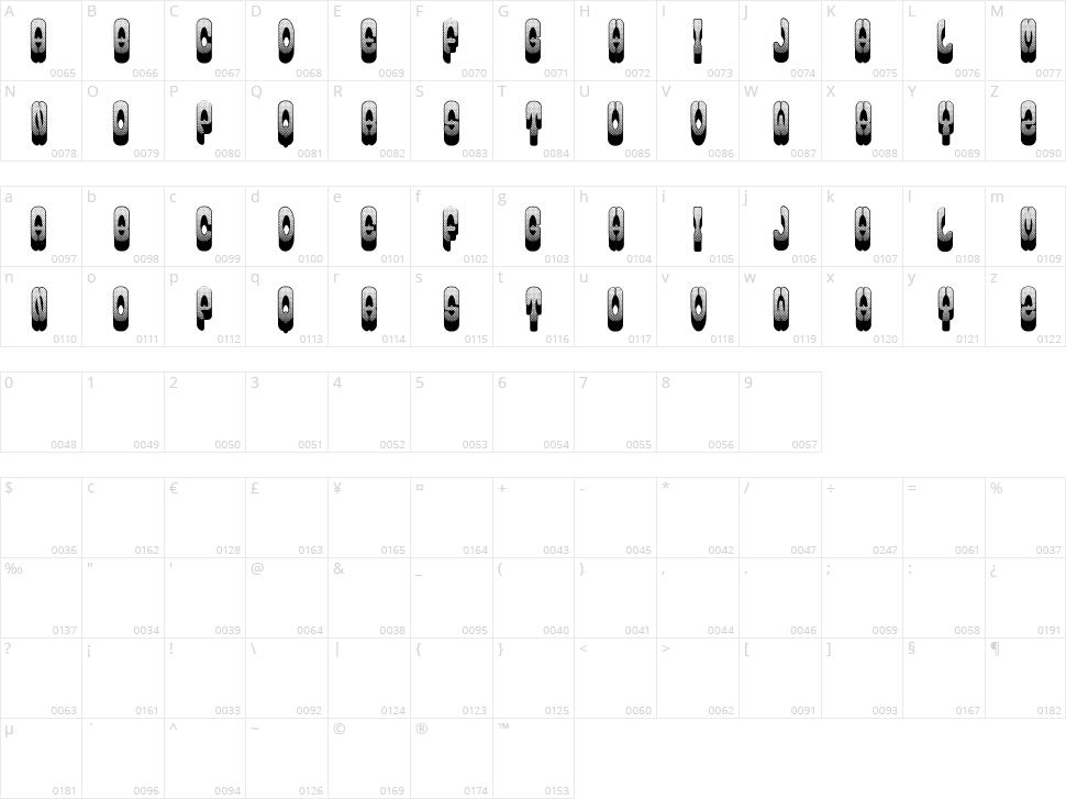 Street Stars Character Map