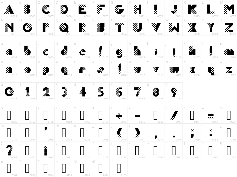 Streetside Character Map