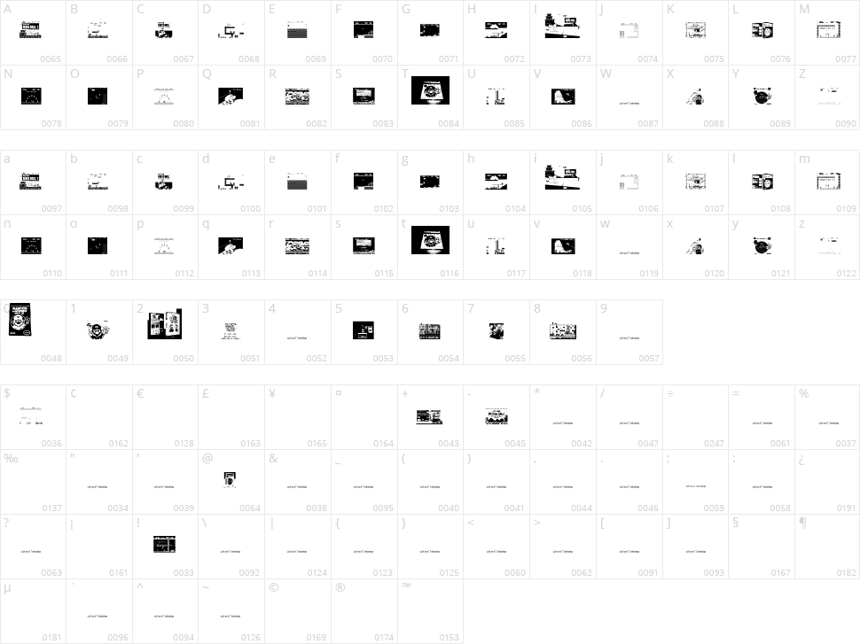 Super Mario Lost! Character Map