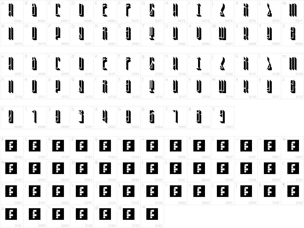 Tall Boy 3D Character Map