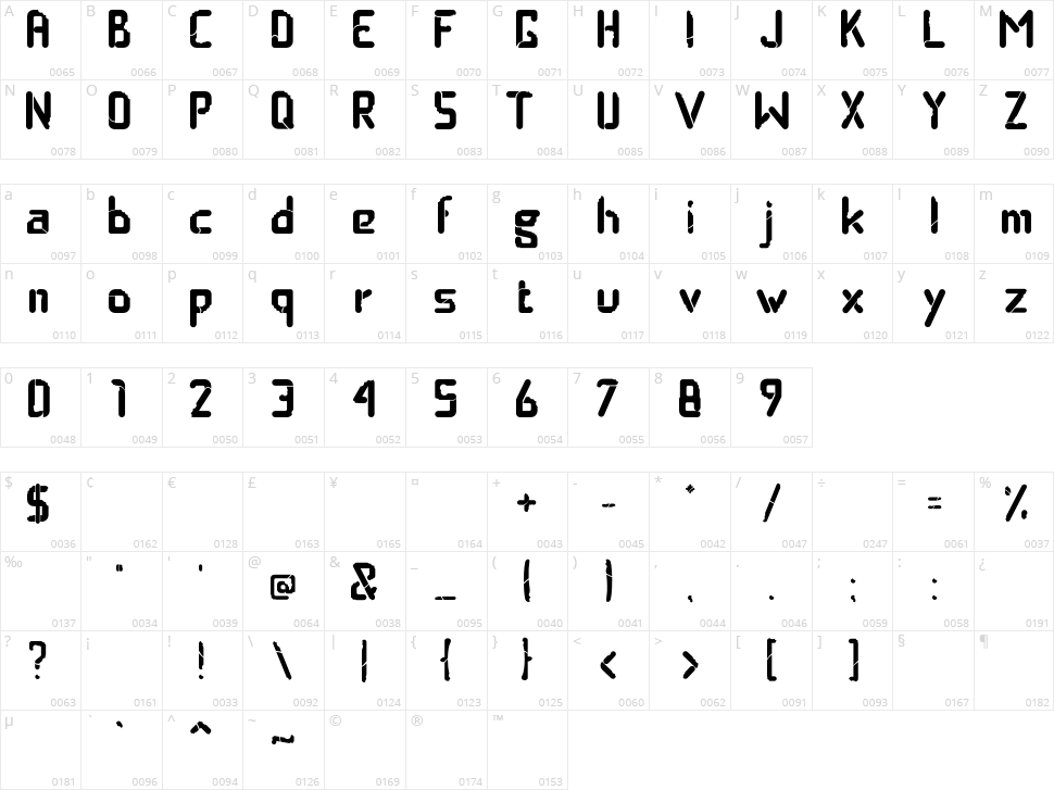 Taste Of Tradition Character Map