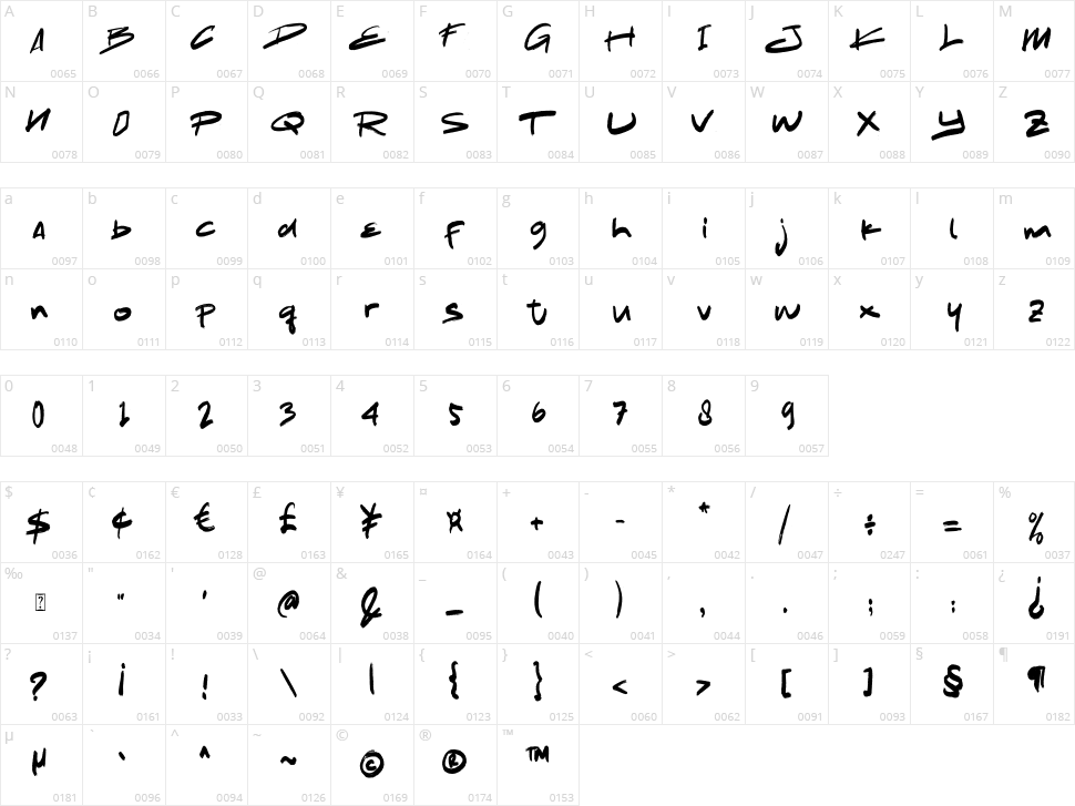 The Spooky Night Character Map