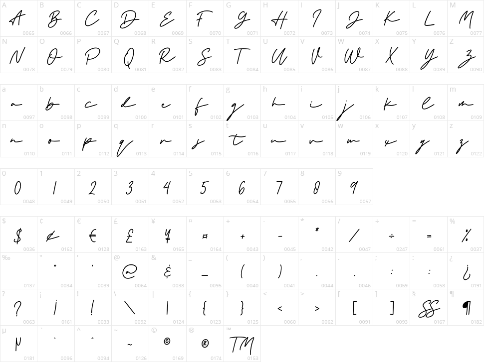 The Strong Signature Character Map