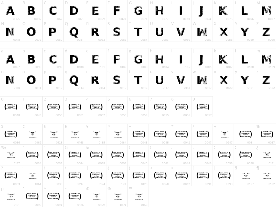 Thoughts of Her Character Map