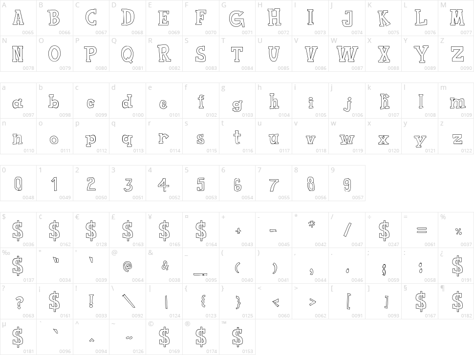 Toy Toy Toon Character Map