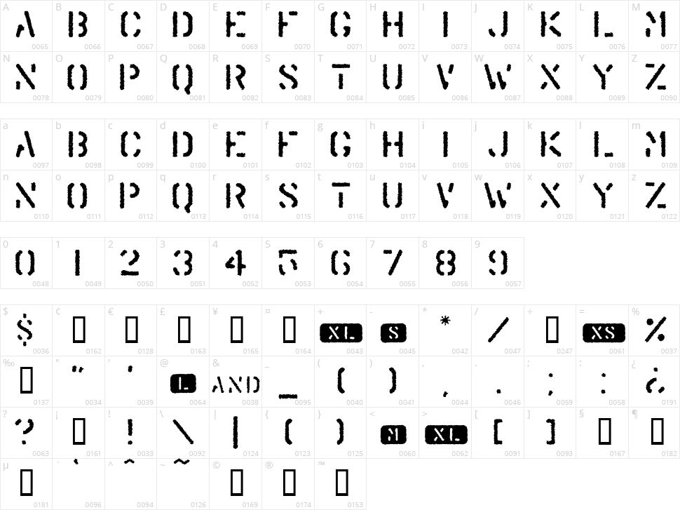 Trendy University Character Map