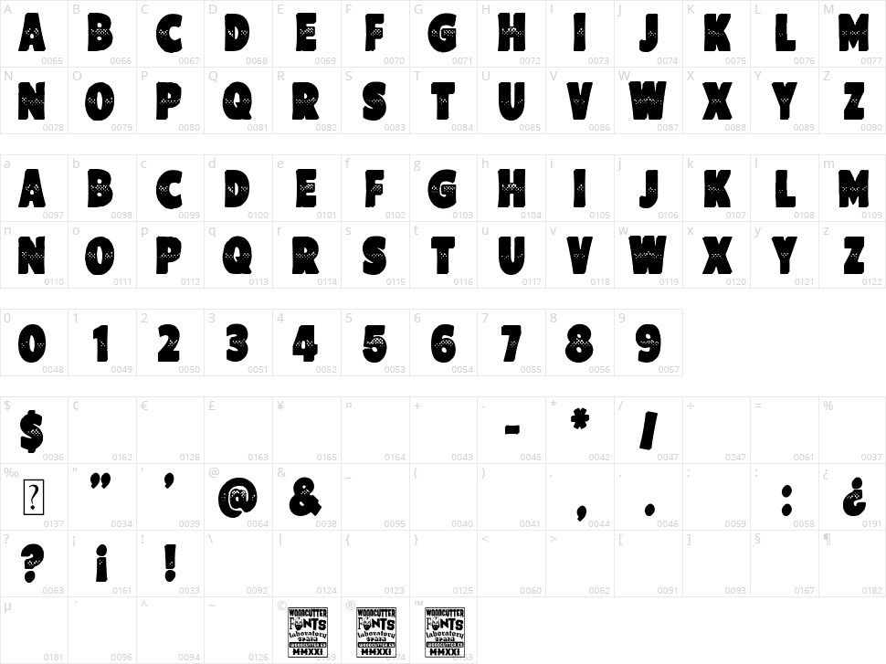Violent Bunny Character Map