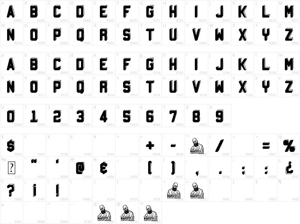 Washington Eagles Character Map