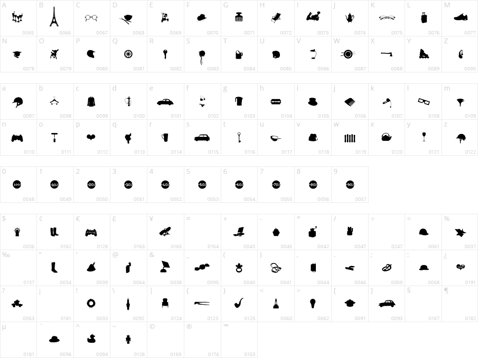 WC Sold Out A Bta Character Map