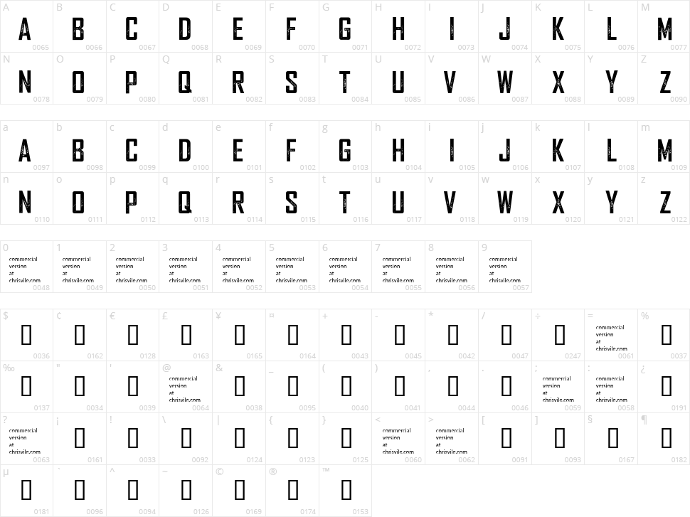 We are Depraved Character Map
