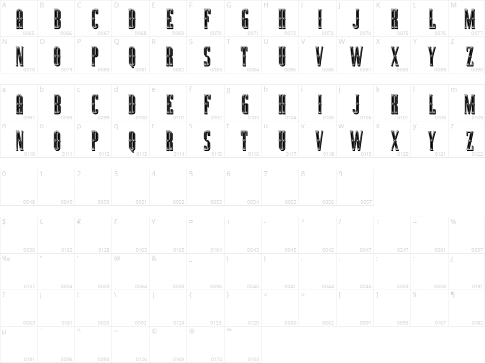 Wedding Cabbage Character Map