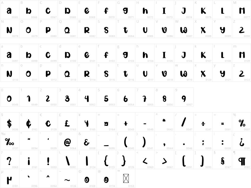 Winter Blessing Character Map