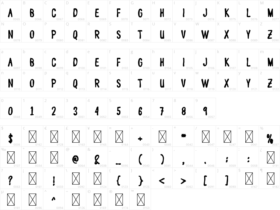 Winter Snowing Character Map