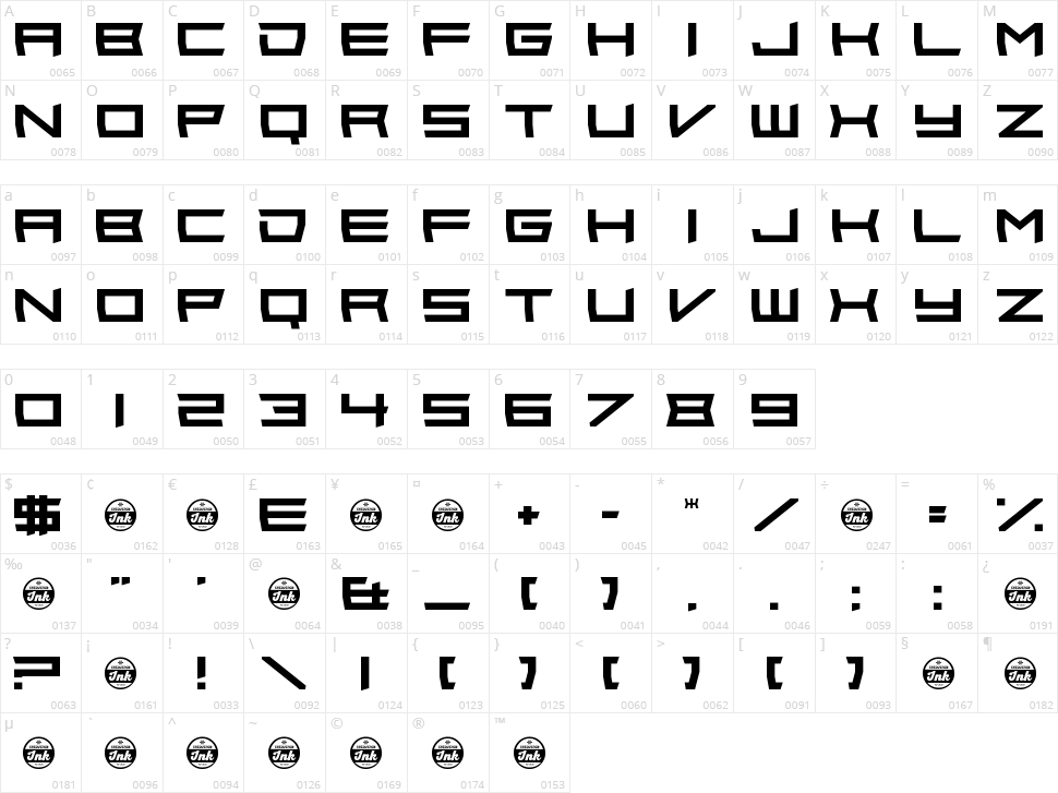 Wondertribute Character Map