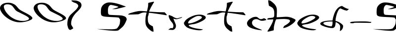 001 Stretched-Strung Font