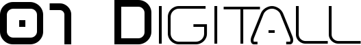 01 Digitall Font