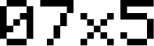 07x5 Font