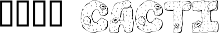 101! Cacti Font