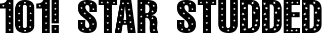 101! Star Studded Font