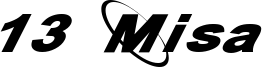 13 Misa Font