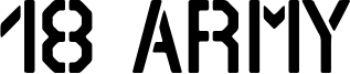 18 Army Font