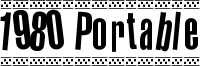 1980 Portable Font