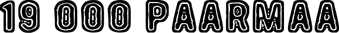 19 000 Paarmaa Font